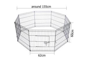 China Metal Folding Large Rabbit Hutch Wire Pet Enclosure Metal Rabbit Cages factory