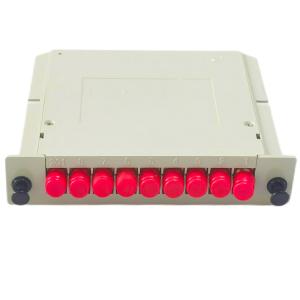 China SM FTTH PLC Fiber Splitter 0.9MM 2.0mm 1x8 FC PC High Return Loss factory
