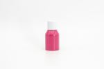 70ml 75ml PET Round Plastic Lotion Bottle Small Hot Pink Cosmetic Packaging