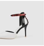 ZM039 289-9 High Heel Ladies Sandals 2020 Summer New Pointed Sexy Rivet Fashion