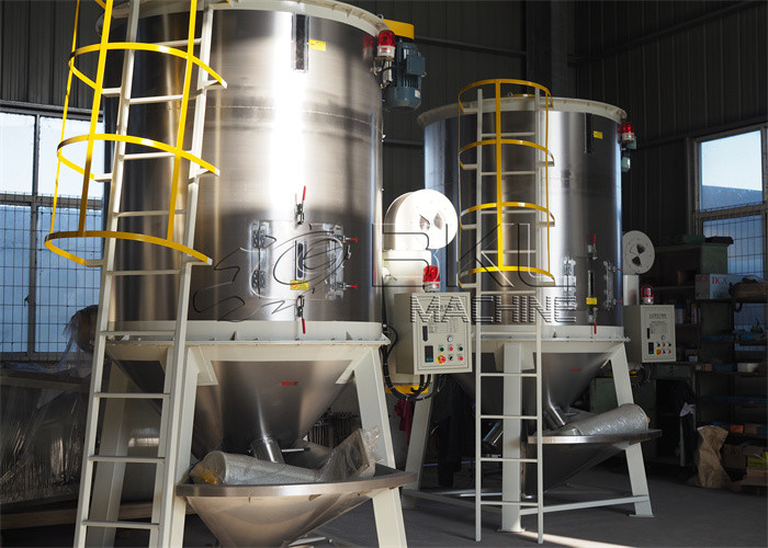 Plastic Pellets 2000L Plastic Mixing Machine Stainless Steel Pvc Mixer Machine