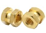 Brass Hex Nut Molded - In Threaded Inserts Nut DIN 16903 A