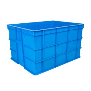 Customized Color Solid Box Plastic Turnover Crate for Logistic Storage in Large