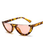 Half Moon Frame Half Round Sunglasses Vintage Retro Clout Goggles