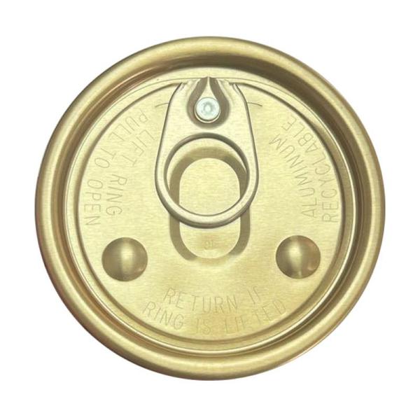 Aluminum Easy Open Lid , Metal Coffee Can Lid For Round Embossed Tall Coffee Tin