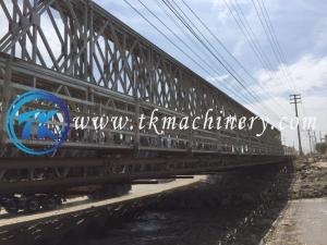 China Double Lane Steel Panel Bailey Bridge Galvanized S460J0 Heavy Load Long Span factory