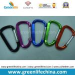 High quality flat aluminum hooks standard D shape colorful carabiners factory