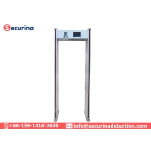 7 Inch LCD Display 15 W Walk Through Security Detector 33 Detecting Zones