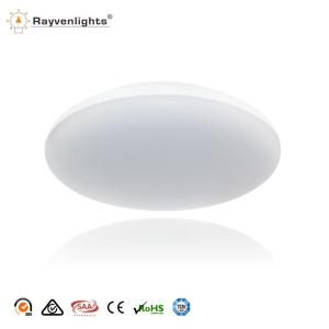 China RoHS Ip65 White Patio Balcony PVC Circular LED Ceiling Lights Fixture factory