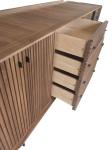 solid walnut wood console / credenza/dresser for hotel bedroom furniture