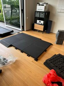 China Commercial Rubber Mats Producing Factory Nontoxic Heavy Duty Gym Matts Sound Absorbing Fitness Flooring factory