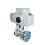 Stainless Steel AC220V Electric Proportional Control Valve PTFE Seal Flange