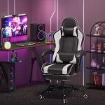 Video Racing Gaming Chair with Swivel Seat and Ergonomic Design Item Weight 41.9