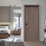 Wood Grain Surface Finishing WPC Honeycomb Door Effective Insulation For Optimal