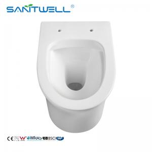 China China Suppliers Smooth Collision Type Flushing Ceramic Wall Hung Toilet factory