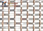 Lobby Architectural Woven Wire Mesh 7mm Double Crimped