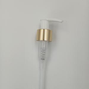 China 24/410 Aluminum Left Right Lotion Pump Plastic Bottle Pump factory