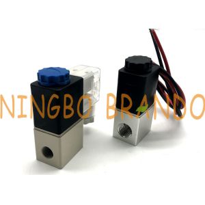 China Airtac 2V025 Series 2V025 - 08 Aluminum Pneumatic Solenoid Valve Direct Acting Normally Closed With Port Size 1 / 4  on sale