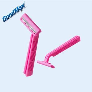 China Fixed Head Disposable Double Edge Razor , Durable Dual Blade Razor For Ladies factory