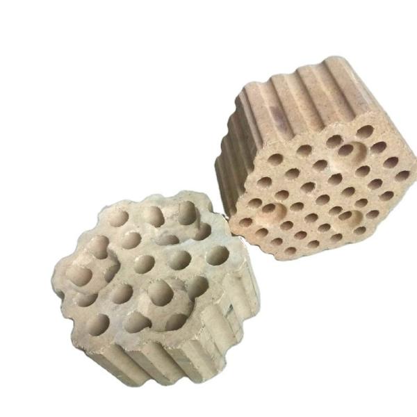 Electric Arc Furnace Fire Proof Checker Brick Made of Light Yellow Calcined