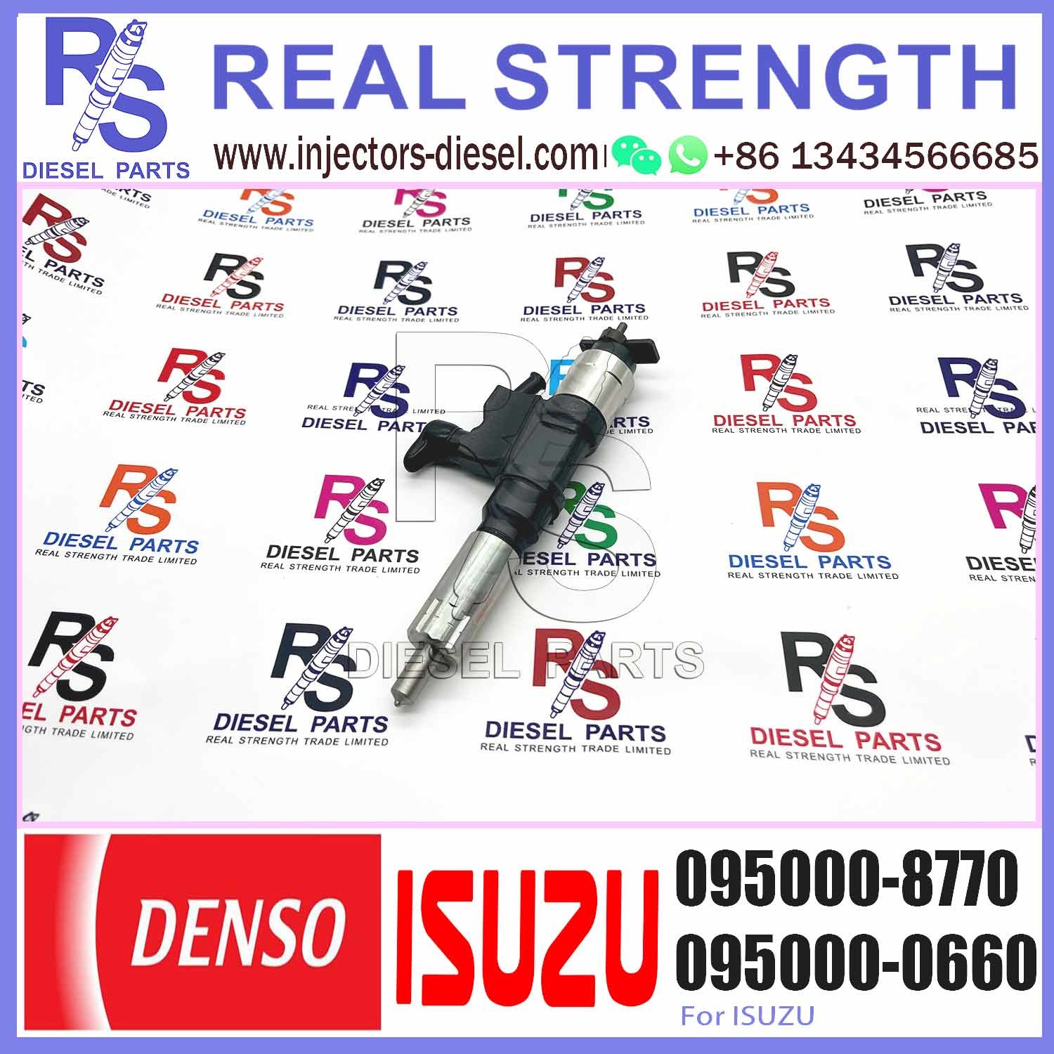 095000-8770 Good Quality Common Rail Diesel Fuel Injector 095000-8771 095000-8100 VG1038080007 VG1096080010