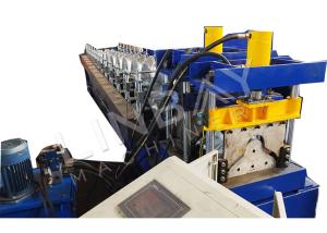 China 0.4-0.6mm Roofing Roll Forming Machine factory