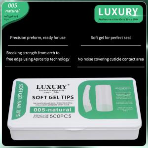 China 500pcs/Box Medium Square Press On Nails False Nails Natural Full Cover Fake Nails For Women factory