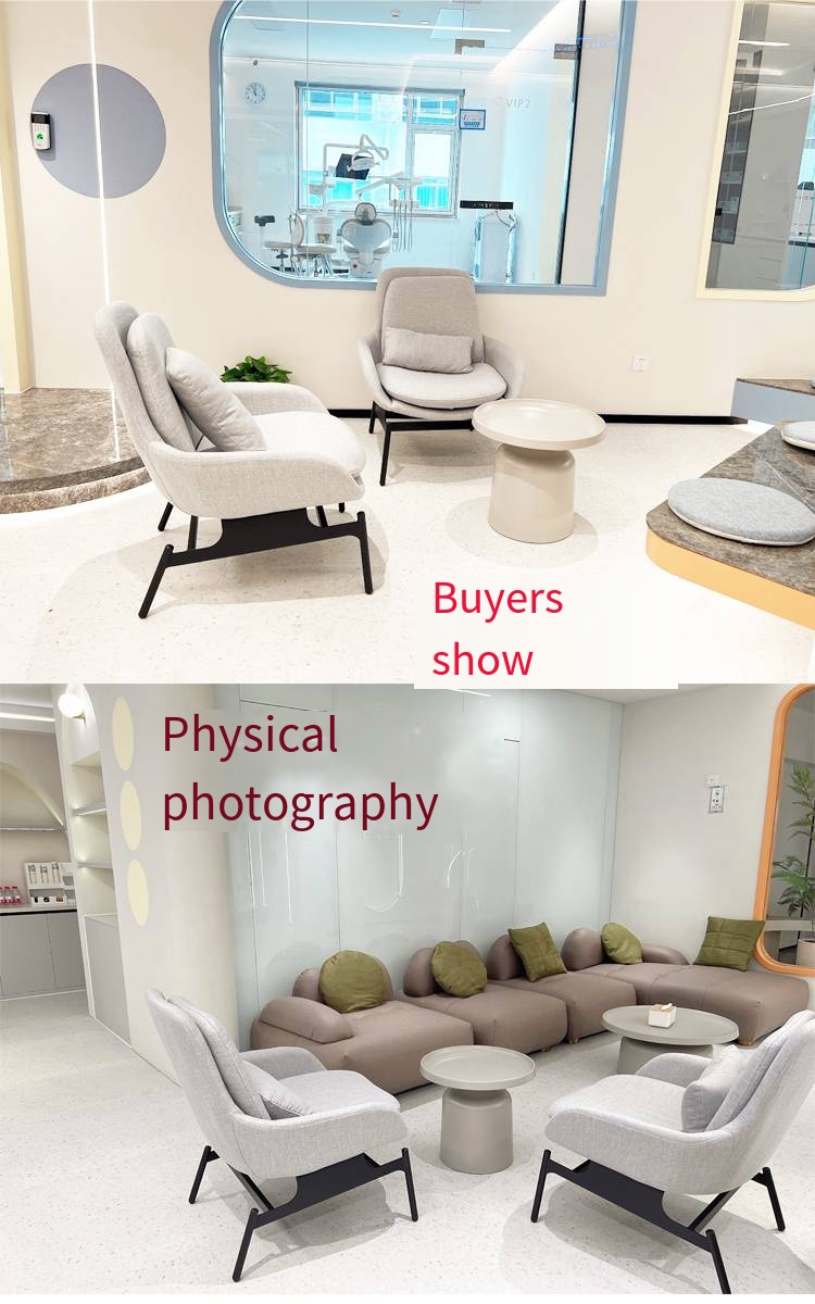 Modern Simple Single Sofa Chair The Perfect Recliner for Your Cafe's Relaxation Area