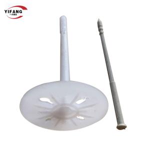 China PE Outer And Iron Nail Inside 80mm 3.7mm Plastic Insulation Anchors factory