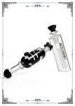 Freezable Coil Hammer Bubblers Glass Bong Smoking Water Pipe 6 Tree Arms Perc