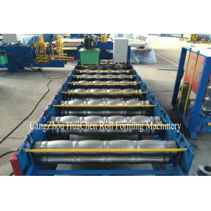 Double Press Glazed Step Tile Roll Forming Machine With 16 Forming Station