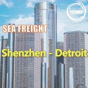 China DDU DDP International Sea Cargo Services From Shenzhen to Detroit US factory