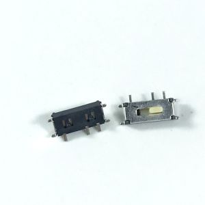 China Miniature 7 Pin 1P2T Circuit On Off Sliding Switch DC12V 100mA factory