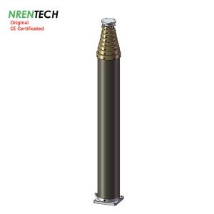 China 12m-150kg payload non-lockable pneumatic telescopic mast poles factory