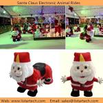 Santa Claus Electronic Walking Animal Rides Games Machine for Christmas