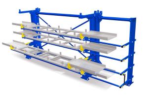 China Heavy Duty Steel Cantilever Rack 6-20ft Height Customizable on sale