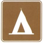 Tourist Attractions Brown Travelling Sign Reflective Film Sheet and Aluminum