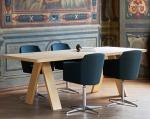 Wooden Pine Wood Table Set for Modern Executive Office Dining in Luxury Sturdy