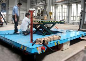 China Battery Powered Ladle Transfer Cart Box Beam Structure With SKF Bearing factory