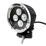 5.5-inch with 4pcs*10w high intensity CREE LEDS Round waterproof IP67 for off