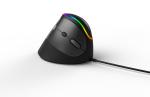 Wireless / Wired Vertical Ergonomic Mouse For Integrated Mobile Phone Tablet