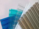 80%-95% Light Transmission Sun Sheets PC Embossed Sheets For Bus Station Shelter