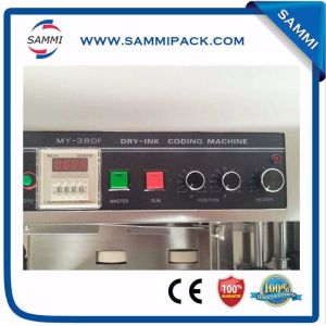 Automatic Solid Ink Coding Machine MY-380 Batch/Date/Expiry Number Printer for