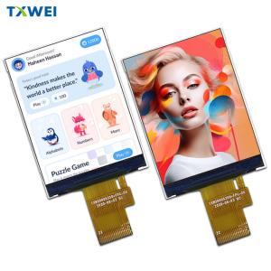 China 2-inch 240 * 320 Dash Cam Display Panel 400nits MCU Small-sized Display Screen factory