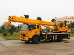 8 Ton Hydraulic Mobile Crane Telescopic Mini Truck Crane 24T.M Rated Lifting