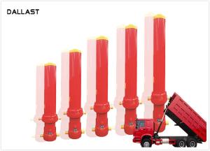 China 10500mm Stroke Single Acting Hydraulic Cylinder for Tipper Truck , Telescoping Hydraulic Ram factory