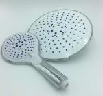 ABS material chrome plating shower head handheld shower set overhead shower rain