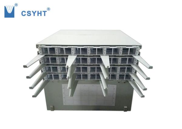 19inch MPO fiber optic chassis for 576 fibers distribution in fiber optic