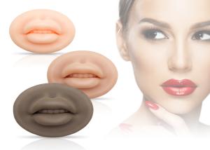 China 3D Silicone Lip Permanent Makeup Tattoo Practice Skin 7.8cm*5.1cm Soft Simulation factory
