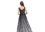 Scoop Neck Organza Material Ladies Evening Dresses Women Party Dress